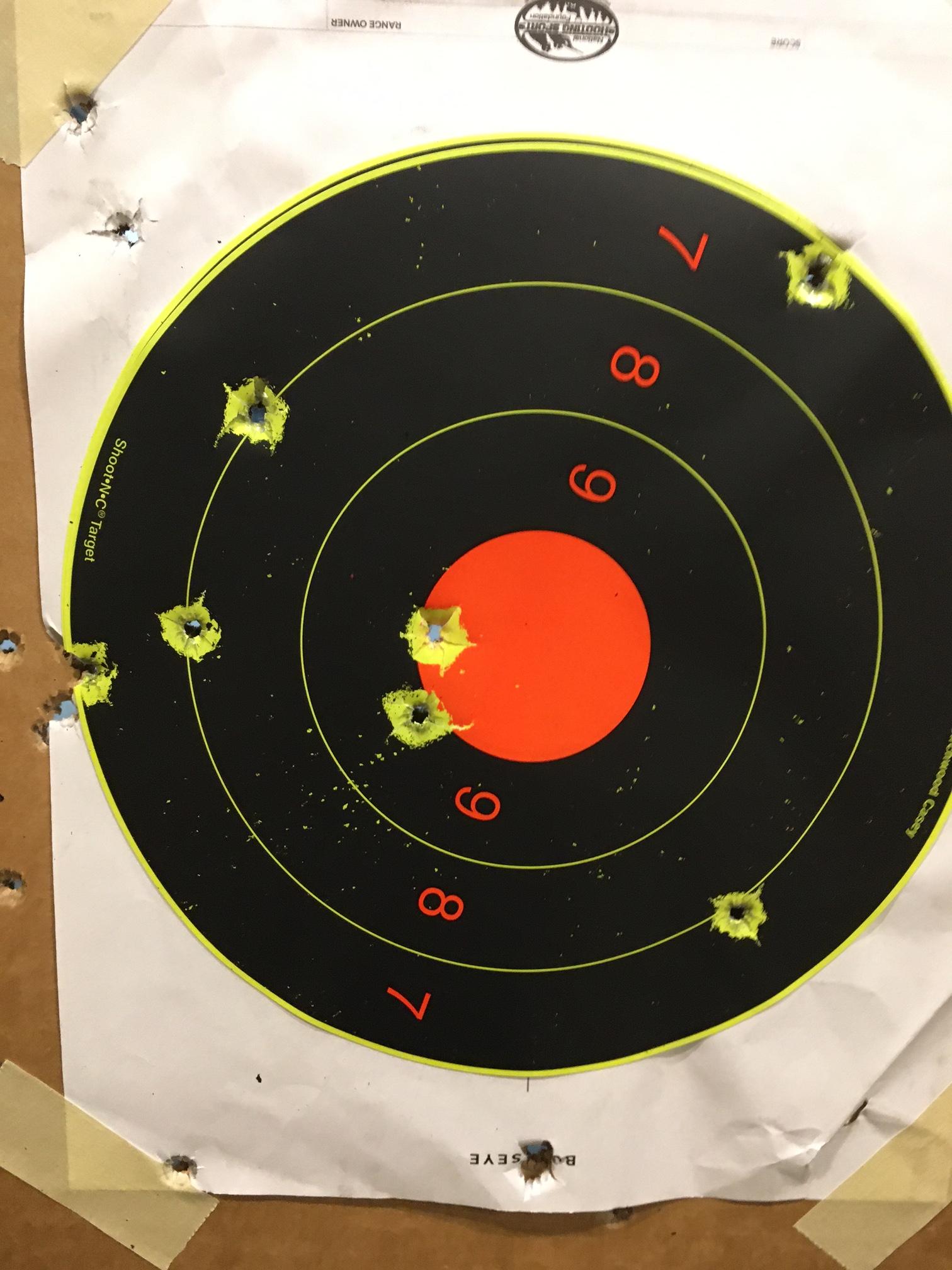Open carry, 7 yards, 3 seconds round 1